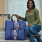 Cape Verde Football Travel Bag Go Champions Blue Sharks