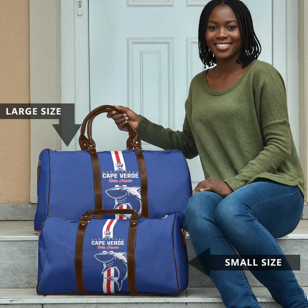 Cape Verde Football Travel Bag Go Champions Blue Sharks