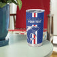 Custom Cape Verde Football Tumbler Cup Go Champions Tubaroes Azuis - African Pride