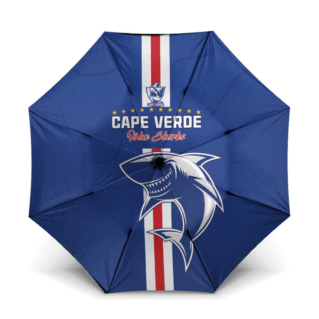 Cape Verde Football Umbrella Go Champions Blue Sharks