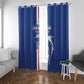 Cape Verde Football Window Curtain Go Champions Tubaroes Azuis - African Pride