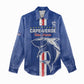 Custom Cape Verde Football Women Casual Shirt Go Champions Tubaroes Azuis - African Pride