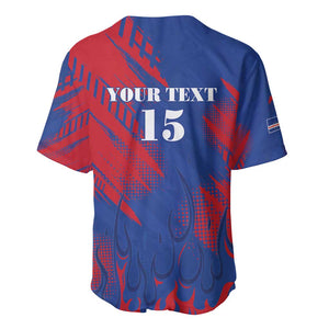 Custom Cape Verde Football Baseball Jersey Blue Sharks - Pride of the Islands - African Pride