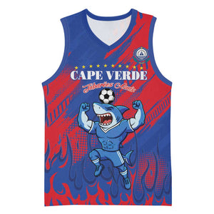 Custom Cape Verde Football Basketball Jersey Blue Sharks - Pride of the Islands - African Pride