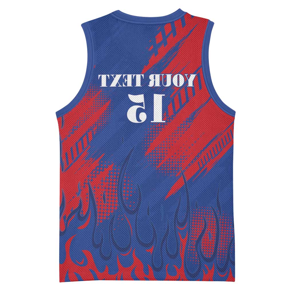 Custom Cape Verde Football Basketball Jersey Blue Sharks - Pride of the Islands - African Pride