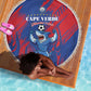 Cape Verde Football Beach Blanket Blue Sharks - Pride of the Islands - African Pride