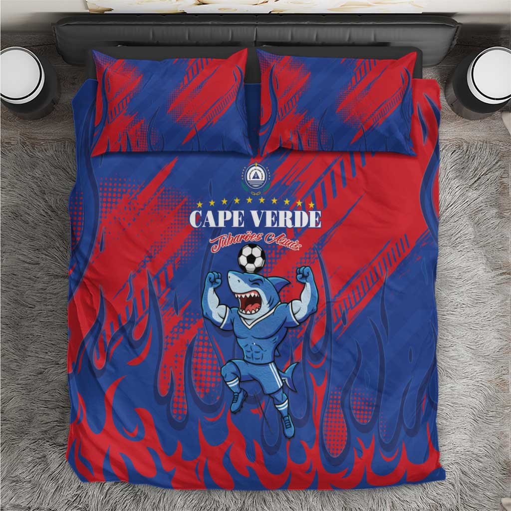 Cape Verde Football Bedding Set Blue Sharks - Pride of the Islands - African Pride