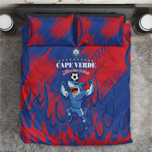 Cape Verde Football Bedding Set Blue Sharks - Pride of the Islands - African Pride