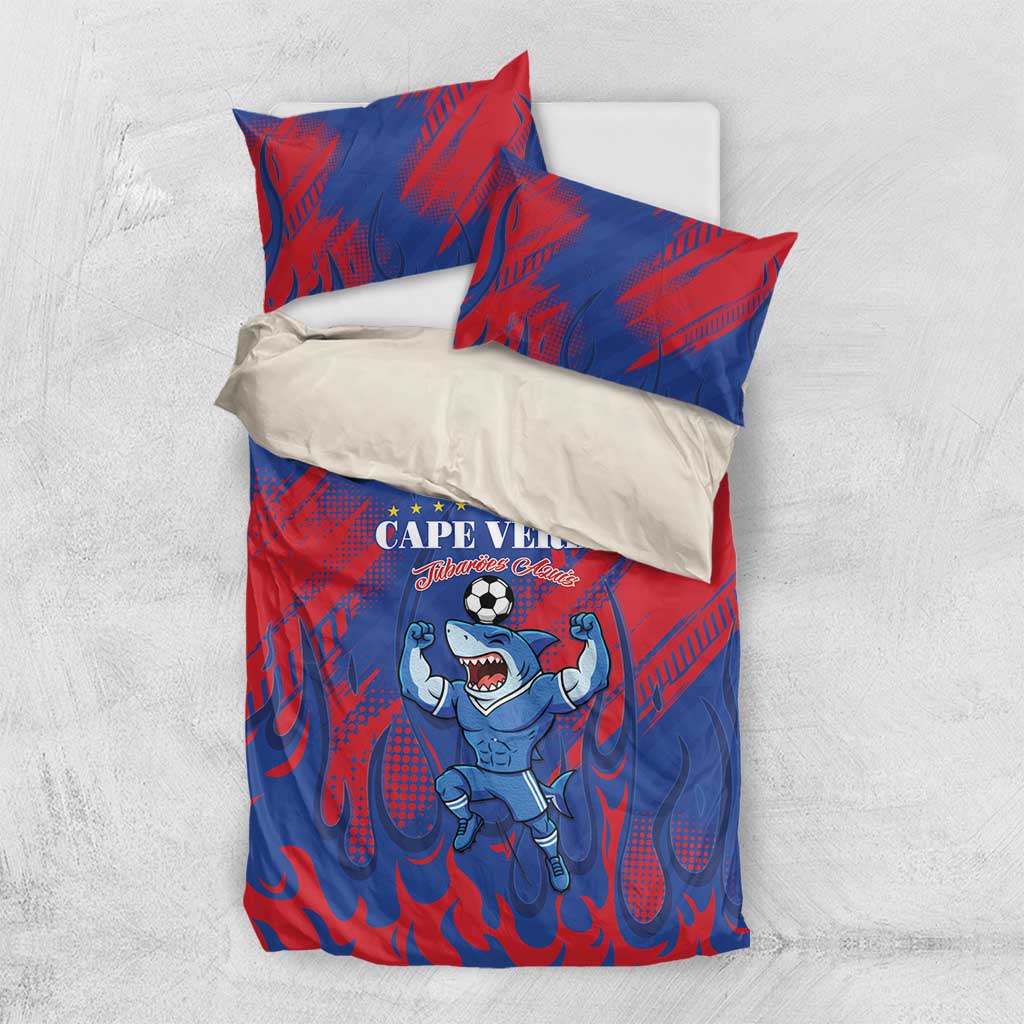 Cape Verde Football Bedding Set Blue Sharks - Pride of the Islands - African Pride