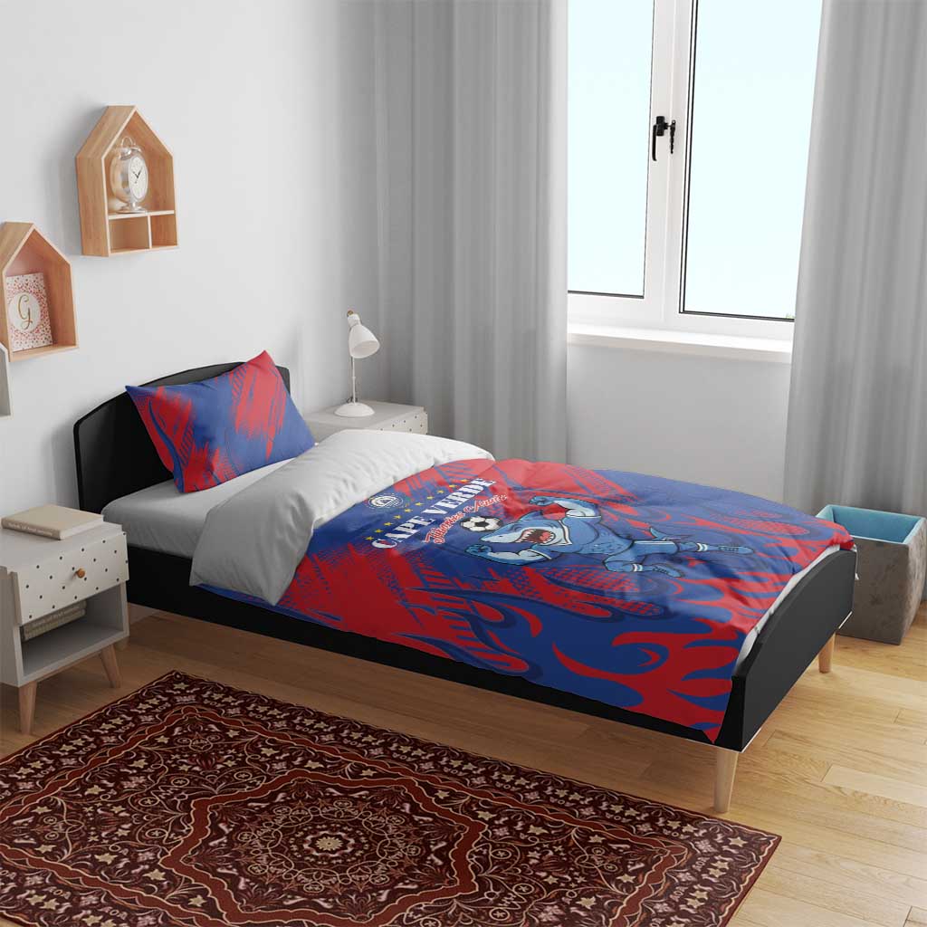 Cape Verde Football Bedding Set Blue Sharks - Pride of the Islands - African Pride
