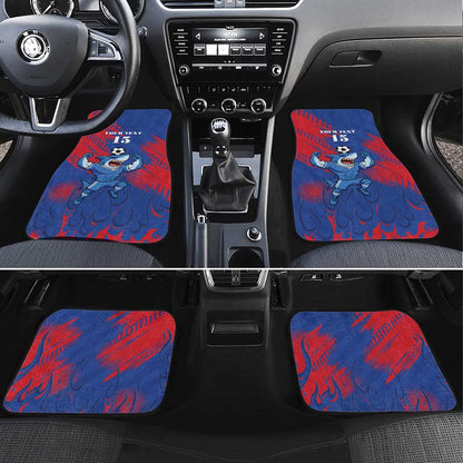 Custom Cape Verde Football Car Mats Blue Sharks - Pride of the Islands - African Pride