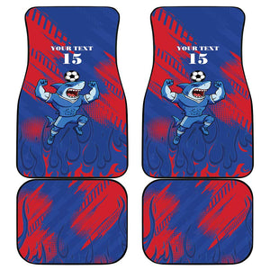 Custom Cape Verde Football Car Mats Blue Sharks - Pride of the Islands - African Pride