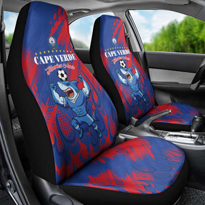 Cape Verde Football Car Seat Cover Blue Sharks - Pride of the Islands - African Pride