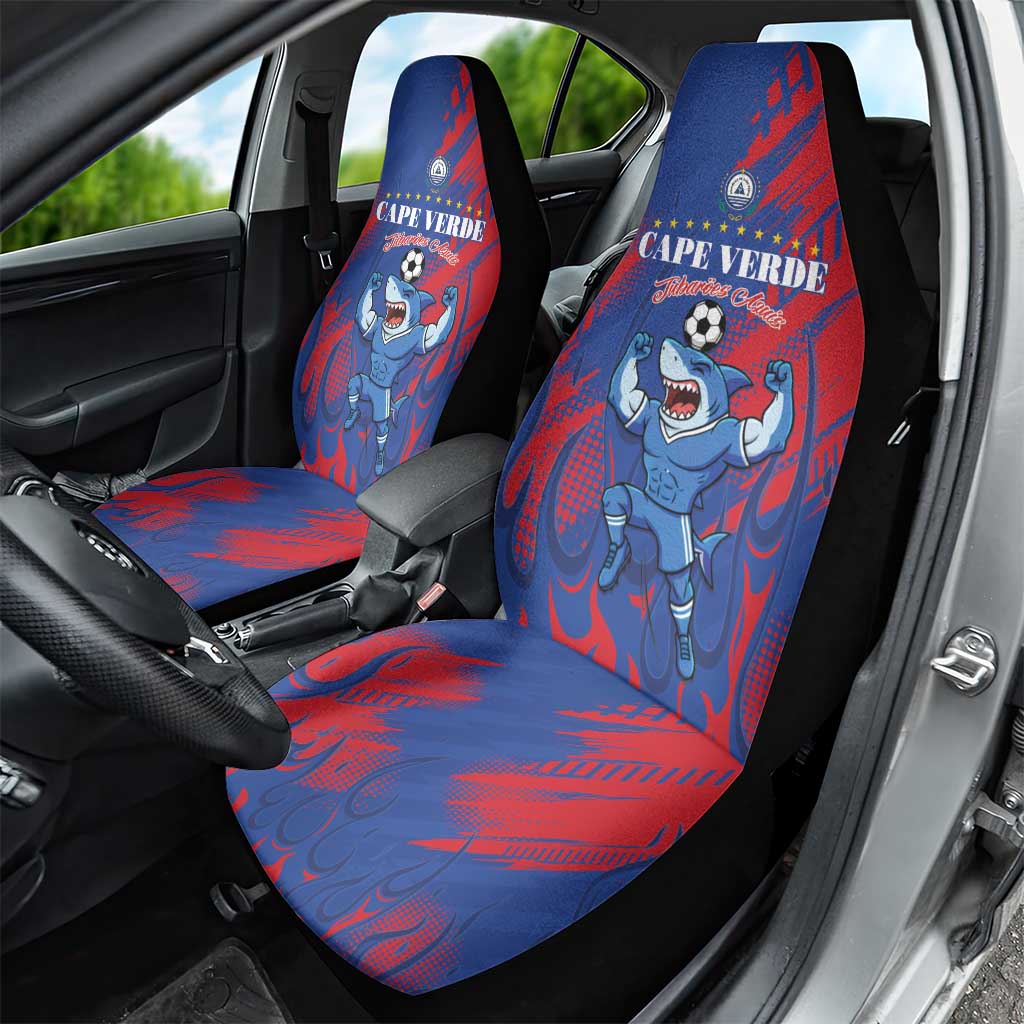 Cape Verde Football Car Seat Cover Blue Sharks - Pride of the Islands - African Pride