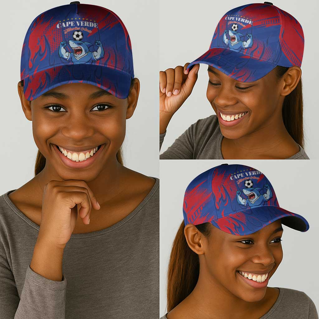 Cape Verde Football Classic Cap Blue Sharks - Pride of the Islands - African Pride