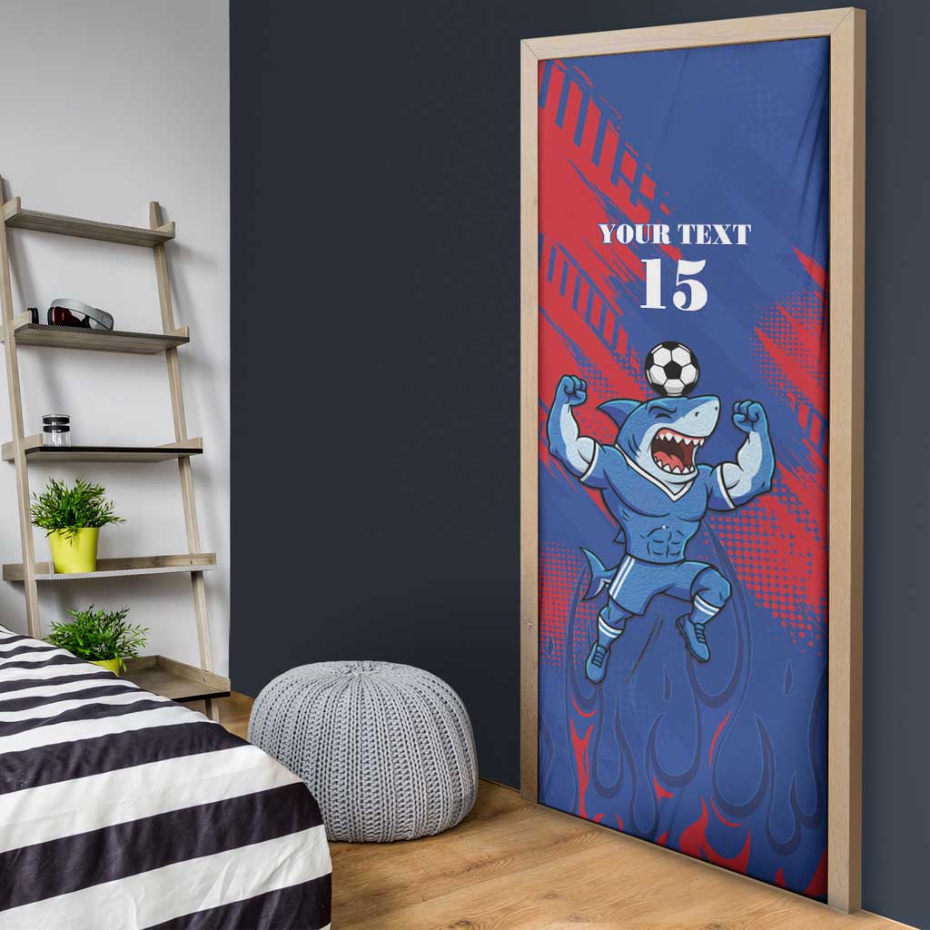 Custom Cape Verde Football Door Cover One Team One Victory
