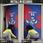 Custom Cape Verde Football Door Cover One Team One Victory