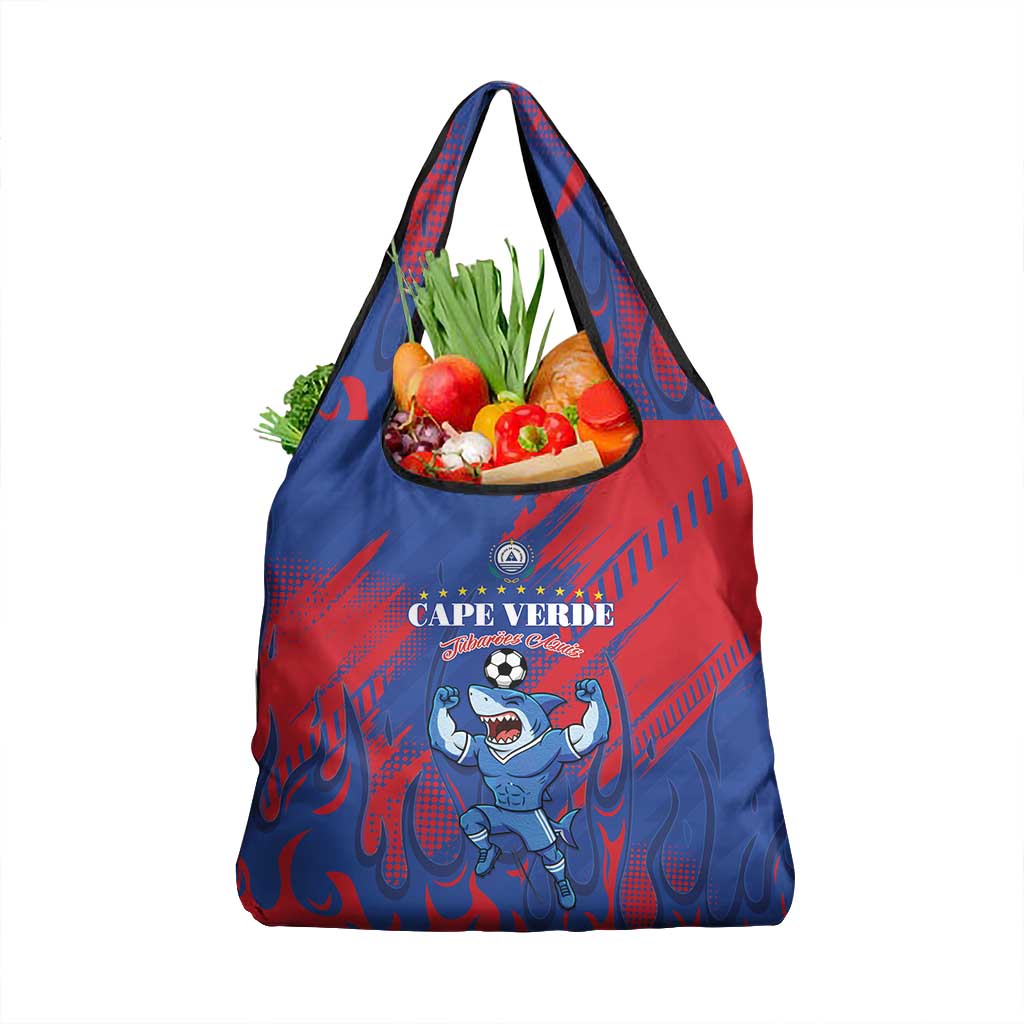 Cape Verde Football Grocery Bag Blue Sharks - Pride of the Islands - African Pride