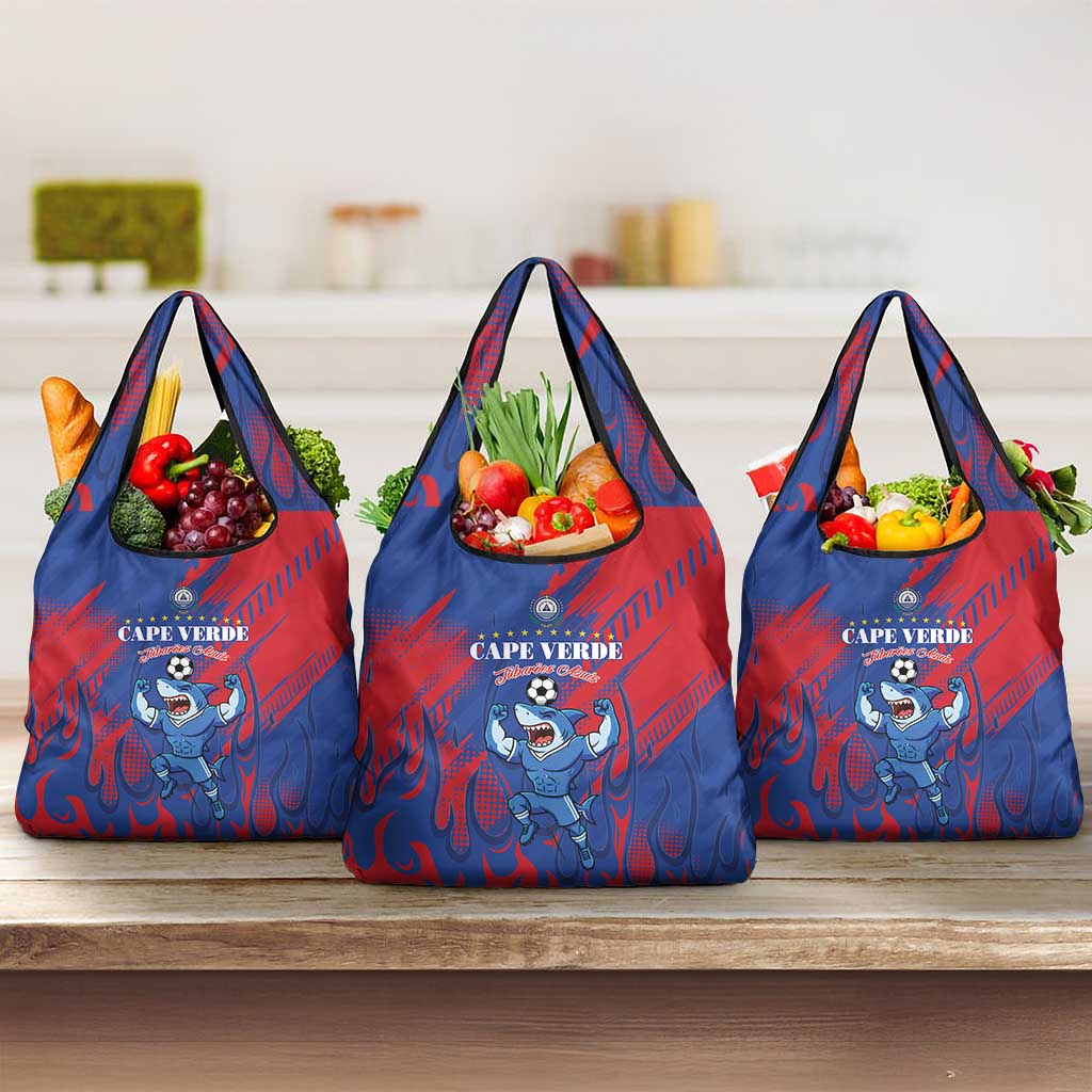 Cape Verde Football Grocery Bag Blue Sharks - Pride of the Islands - African Pride