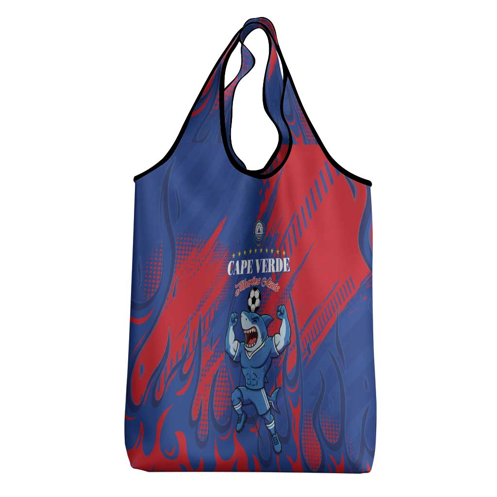 Cape Verde Football Grocery Bag Blue Sharks - Pride of the Islands - African Pride