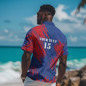Custom Cape Verde Football Hawaiian Shirt Blue Sharks - Pride of the Islands - African Pride
