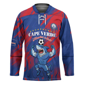 Custom Cape Verde Football Hockey Jersey One Team One Victory