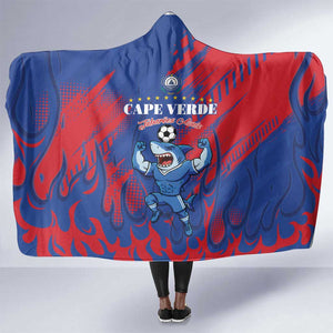 Cape Verde Football Hooded Blanket Blue Sharks - Pride of the Islands - African Pride