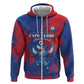 Custom Cape Verde Football Hoodie Blue Sharks - Pride of the Islands - African Pride