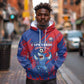 Custom Cape Verde Football Hoodie Blue Sharks - Pride of the Islands - African Pride