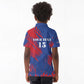 Custom Cape Verde Football Kid Polo Shirt Blue Sharks - Pride of the Islands - African Pride