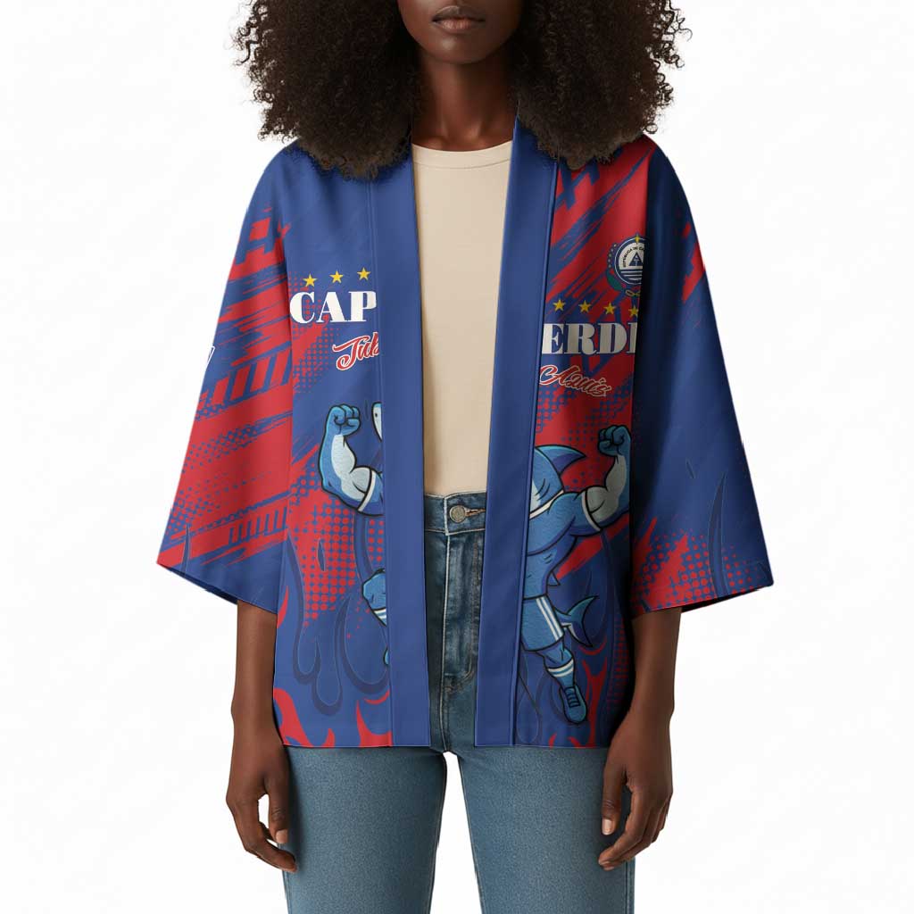 Custom Cape Verde Football Kimono One Team One Victory