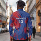 Custom Cape Verde Football Long Sleeve Button Shirt Blue Sharks - Pride of the Islands - African Pride