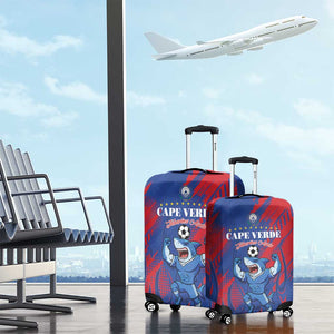 Cape Verde Football Luggage Cover Blue Sharks - Pride of the Islands - African Pride
