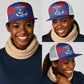 Cape Verde Football Mesh Trucker Cap Blue Sharks - Pride of the Islands - African Pride