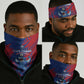 Cape Verde Football Neck Gaiter Blue Sharks - Pride of the Islands - African Pride