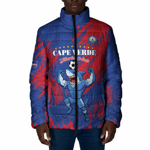 Custom Cape Verde Football Padded Jacket One Team One Victory
