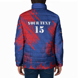 Custom Cape Verde Football Padded Jacket One Team One Victory