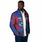 Custom Cape Verde Football Padded Jacket One Team One Victory