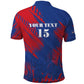 Custom Cape Verde Football Polo Shirt Blue Sharks - Pride of the Islands - African Pride