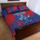 Cape Verde Football Quilt Bed Set Blue Sharks - Pride of the Islands - African Pride