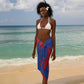 Cape Verde Football Sarong Blue Sharks - Pride of the Islands - African Pride