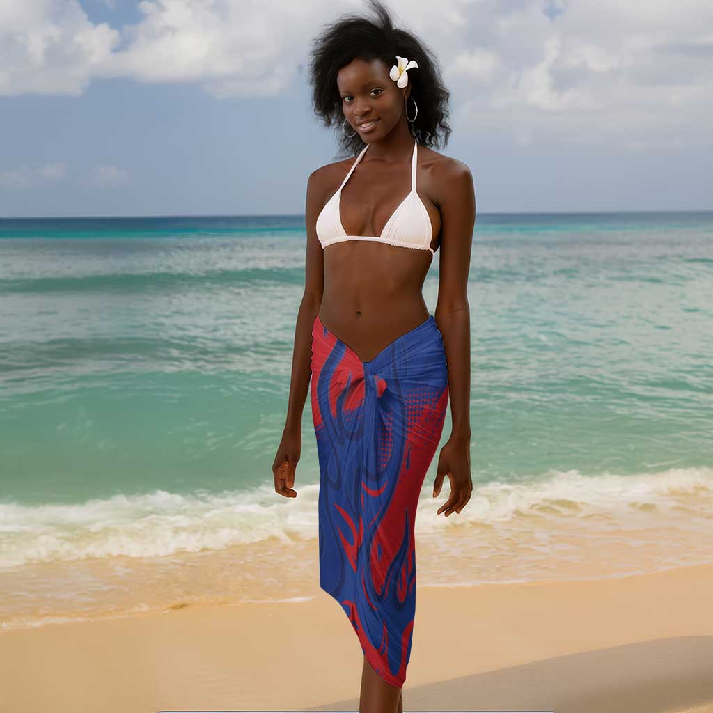 Cape Verde Football Sarong Blue Sharks - Pride of the Islands - African Pride