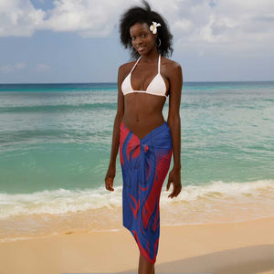 Cape Verde Football Sarong Blue Sharks - Pride of the Islands - African Pride