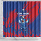 Cape Verde Football Shower Curtain Blue Sharks - Pride of the Islands - African Pride