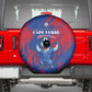 Cape Verde Football Spare Tire Cover Blue Sharks - Pride of the Islands - African Pride