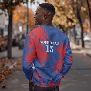 Custom Cape Verde Football Sweatshirt Blue Sharks - Pride of the Islands - African Pride