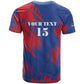 Custom Cape Verde Football T shirt Blue Sharks - Pride of the Islands - African Pride