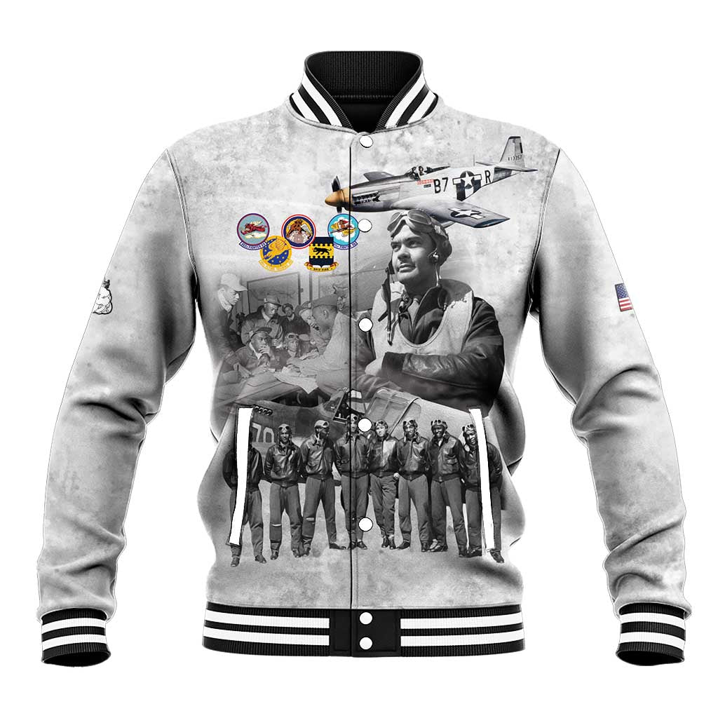 Legends of the Red Tails Baseball Jacket Freedom Flyers Retro Style - African Pride