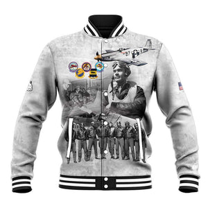 Legends of the Red Tails Baseball Jacket Freedom Flyers Retro Style - African Pride