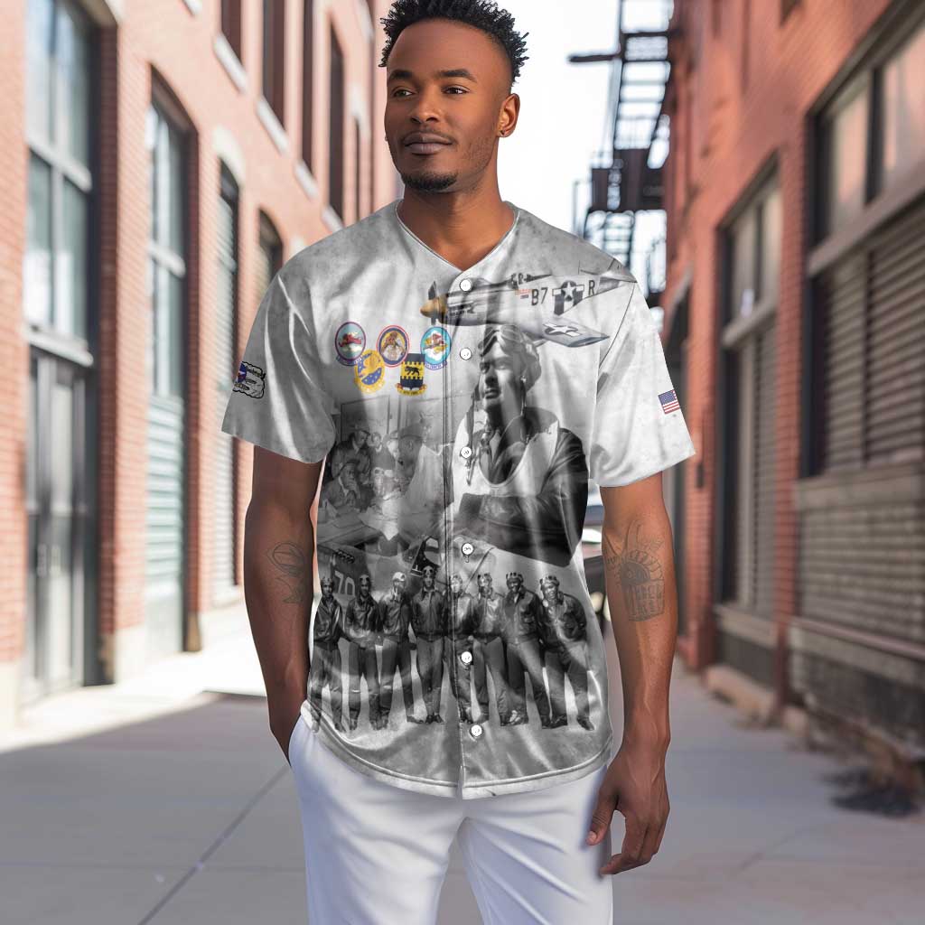 Legends of the Red Tails Baseball Jersey Freedom Flyers Retro Style - African Pride